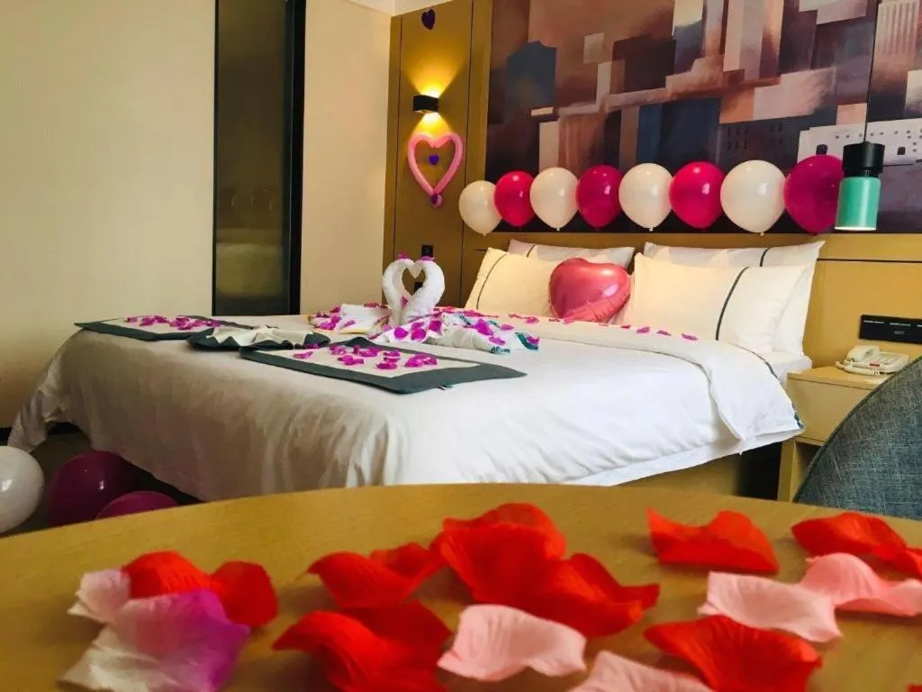 Bed in City Comfort Inn Guigang Hecheng Wanda Plaza