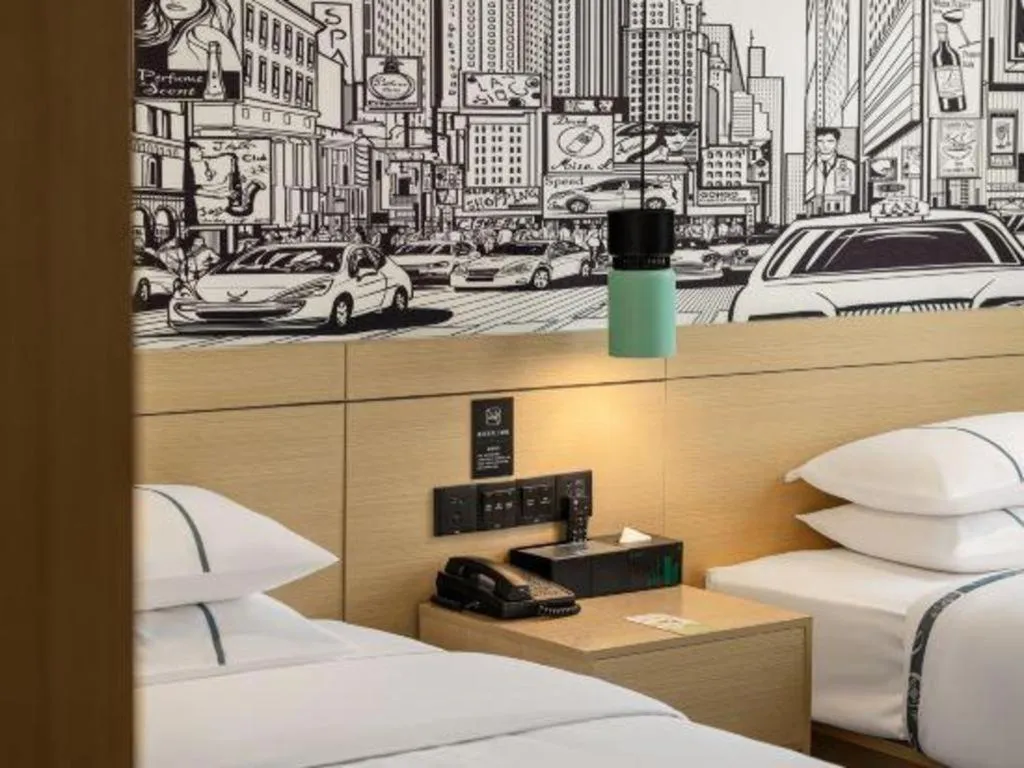 Bed in City Comfort Inn Guigang Hecheng Wanda Plaza