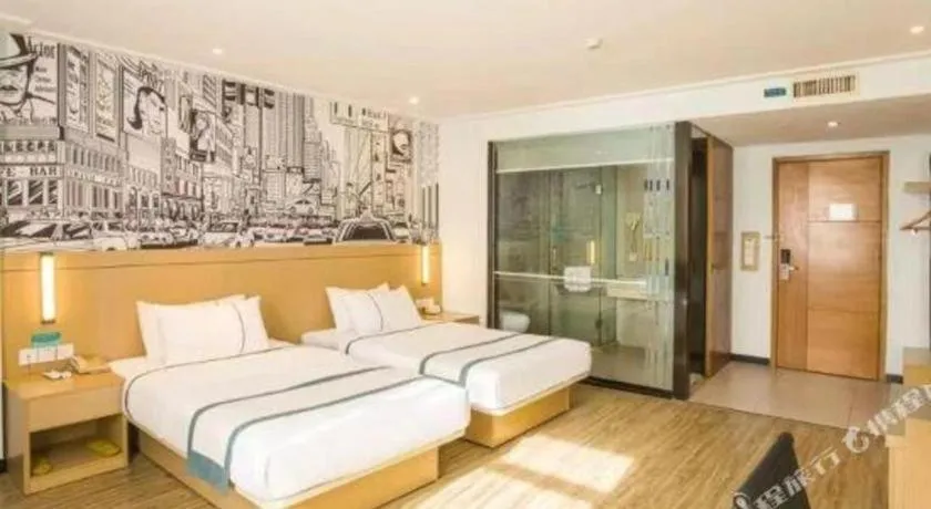 Bed in City Comfort Inn Guigang Hecheng Wanda Plaza