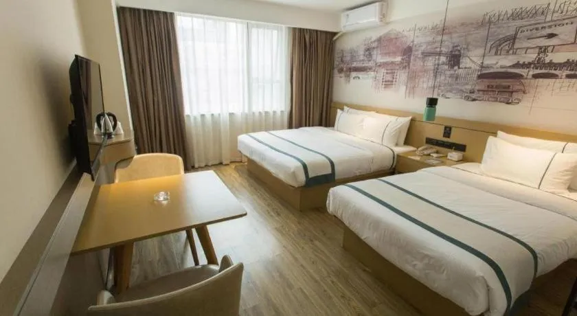 Bed in City Comfort Inn Guigang Hecheng Wanda Plaza