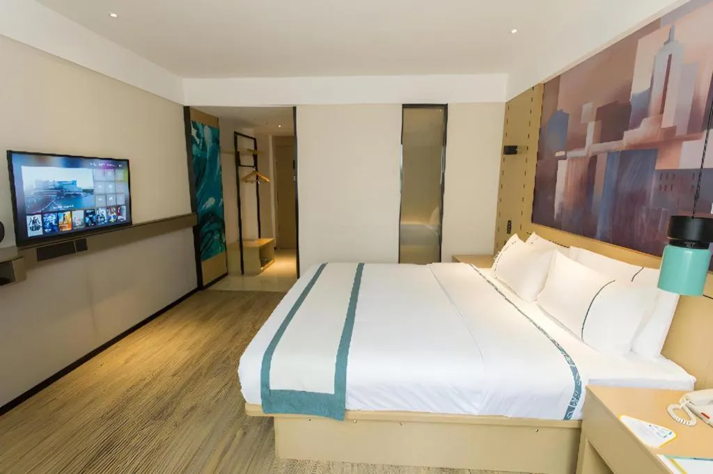 Bed in City Comfort Inn Guigang Hecheng Wanda Plaza