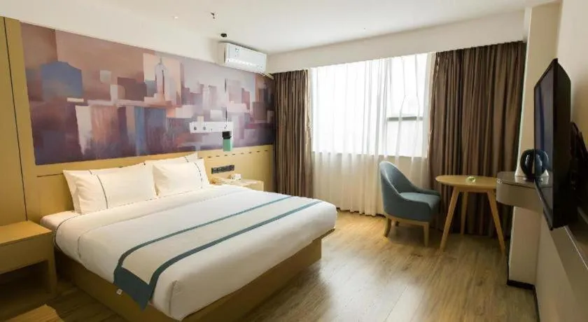 Bed in City Comfort Inn Guigang Hecheng Wanda Plaza