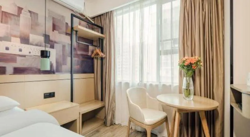 Bed in City Comfort Inn Guigang Hecheng Wanda Plaza