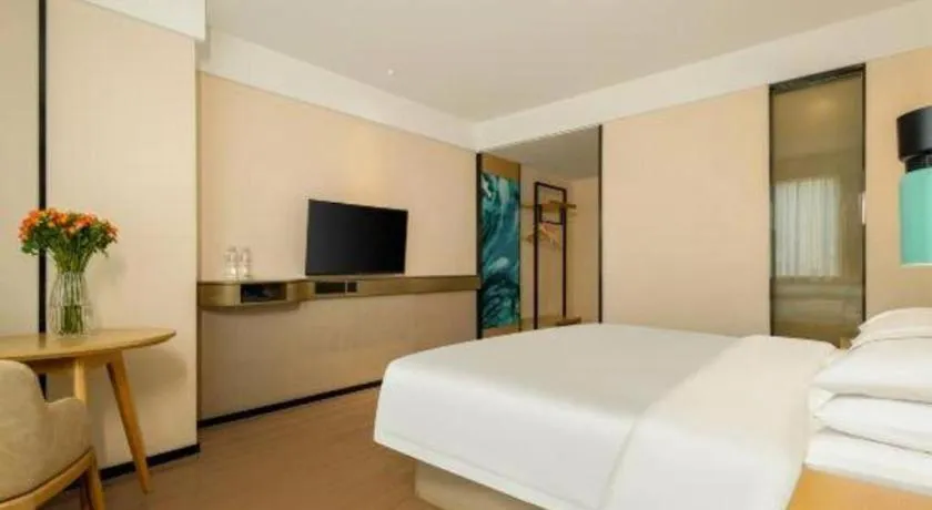 Bed in City Comfort Inn Guigang Hecheng Wanda Plaza