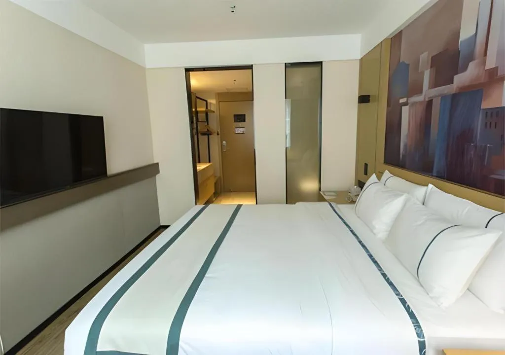 Bed in City Comfort Inn Guigang Hecheng Wanda Plaza