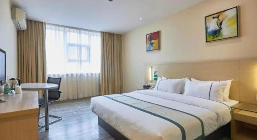 Bed in City Comfort Inn Liuzhou Baisha Bus Station Shengli Barbecue City