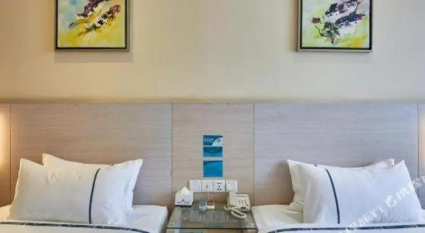 Bed in City Comfort Inn Liuzhou Baisha Bus Station Shengli Barbecue City