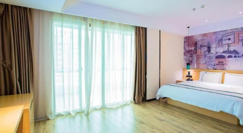 Bed in City Comfort Inn Guilin City Hall