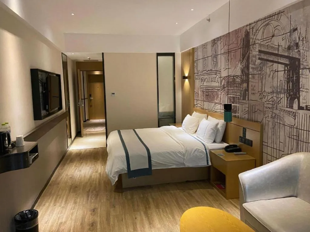 Bed in City Comfort Inn Guilin City Hall