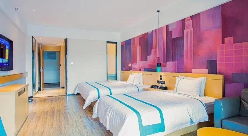 Bed in City Comfort Inn Guilin City Hall