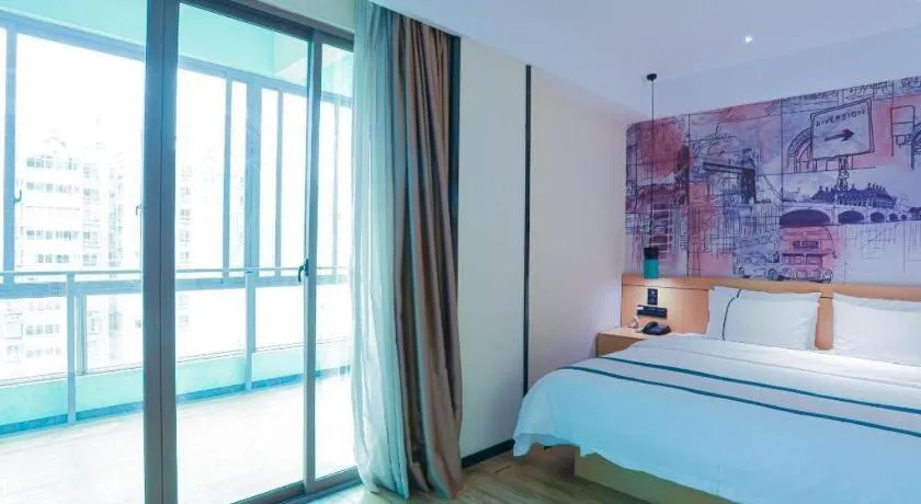 Bed in City Comfort Inn Guilin City Hall