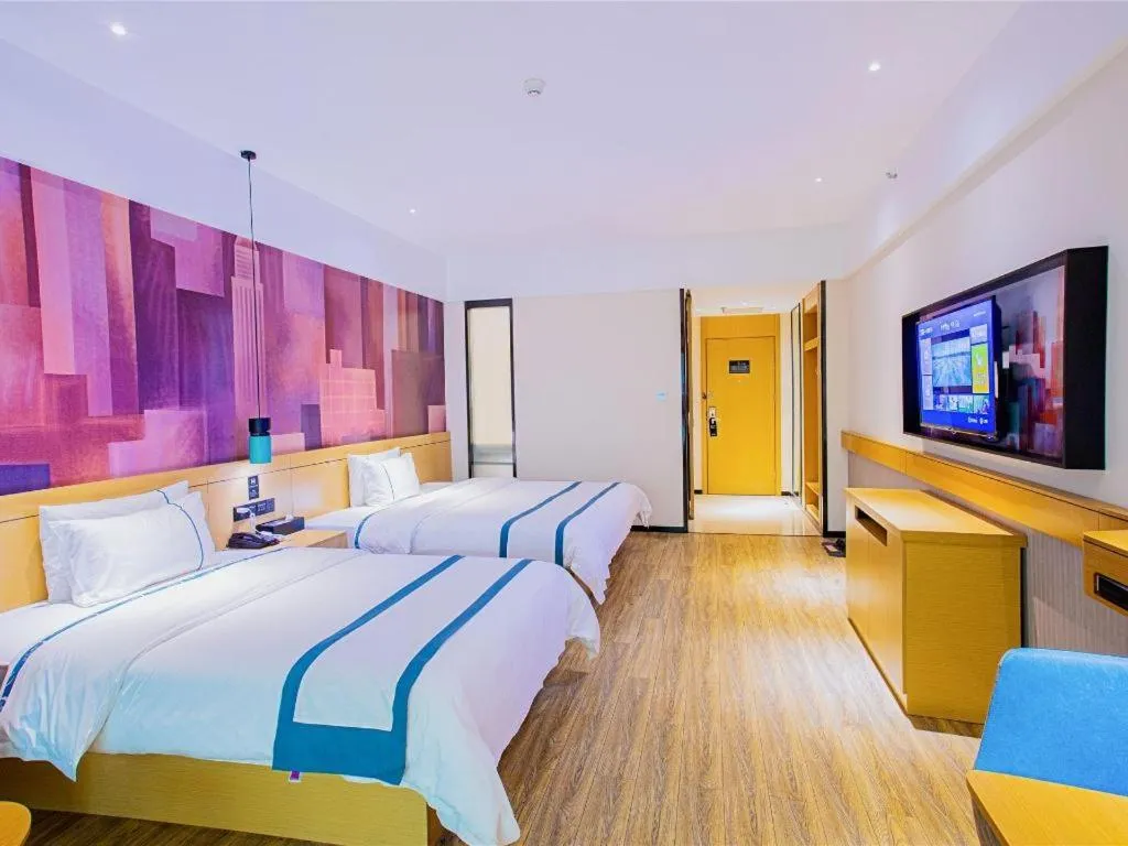 Bed in City Comfort Inn Guilin City Hall