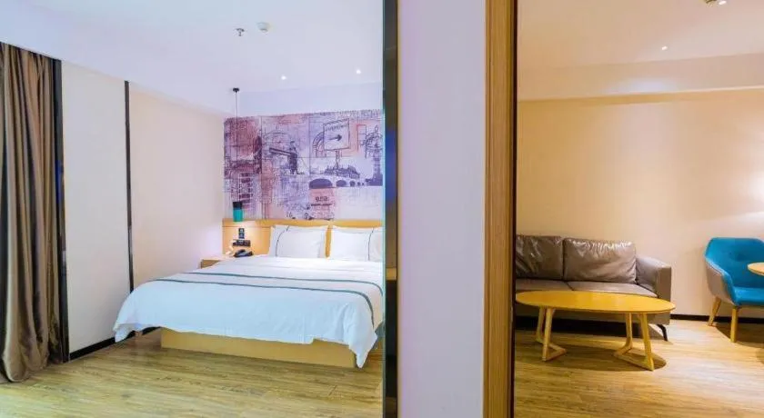 Bed in City Comfort Inn Guilin City Hall