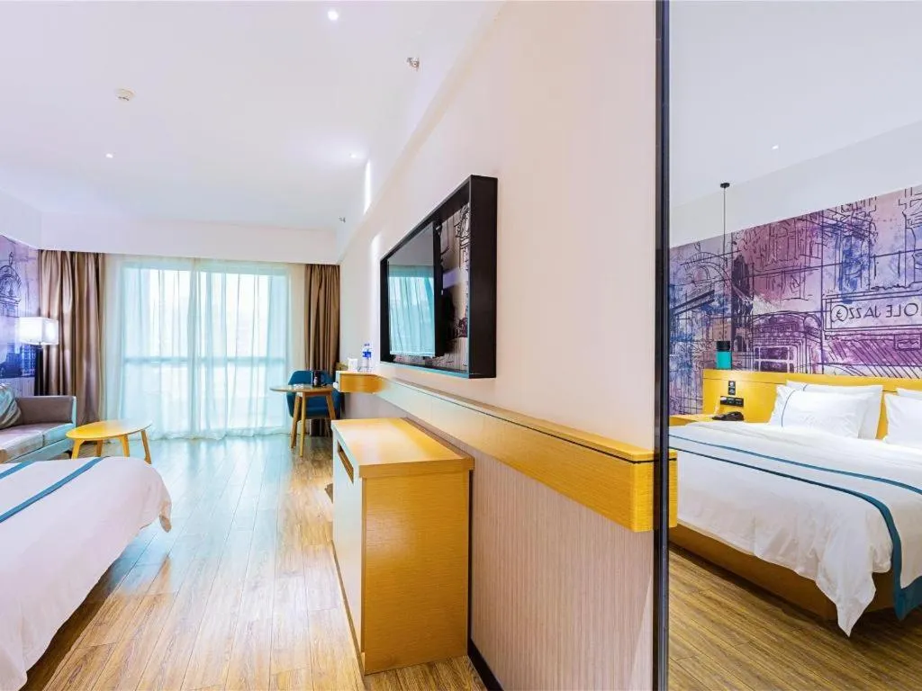 Bed in City Comfort Inn Guilin City Hall