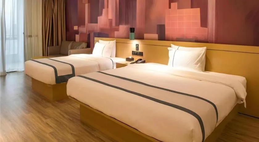 Bed in City Comfort Inn Guilin City Hall