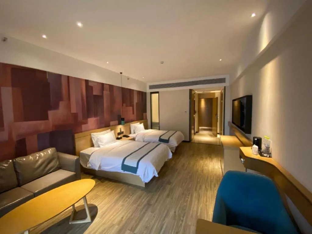 Bed in City Comfort Inn Guilin City Hall