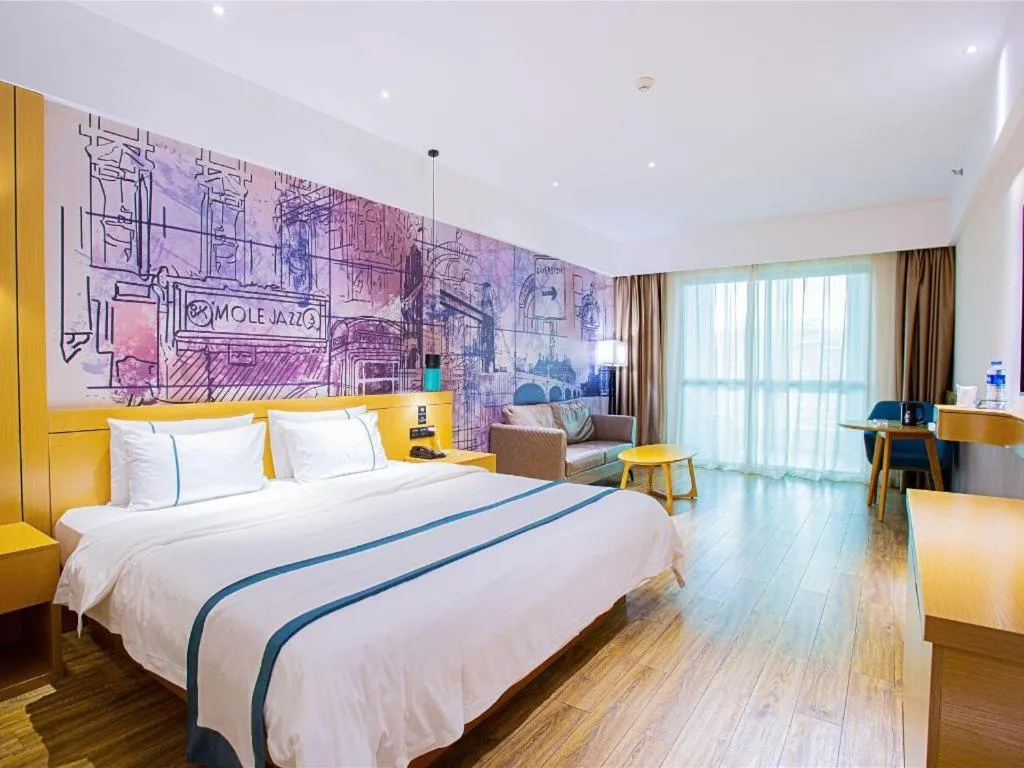 Bed in City Comfort Inn Guilin City Hall