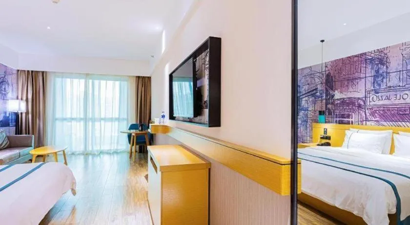 Bed in City Comfort Inn Guilin City Hall