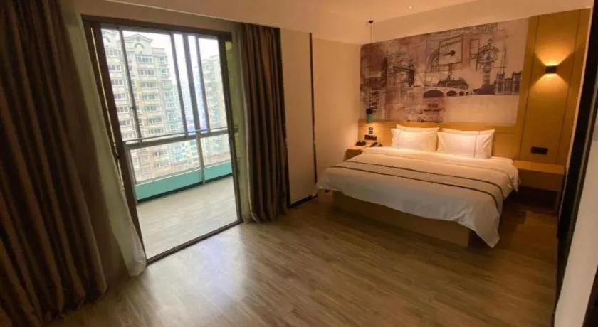 Bed in City Comfort Inn Guilin City Hall