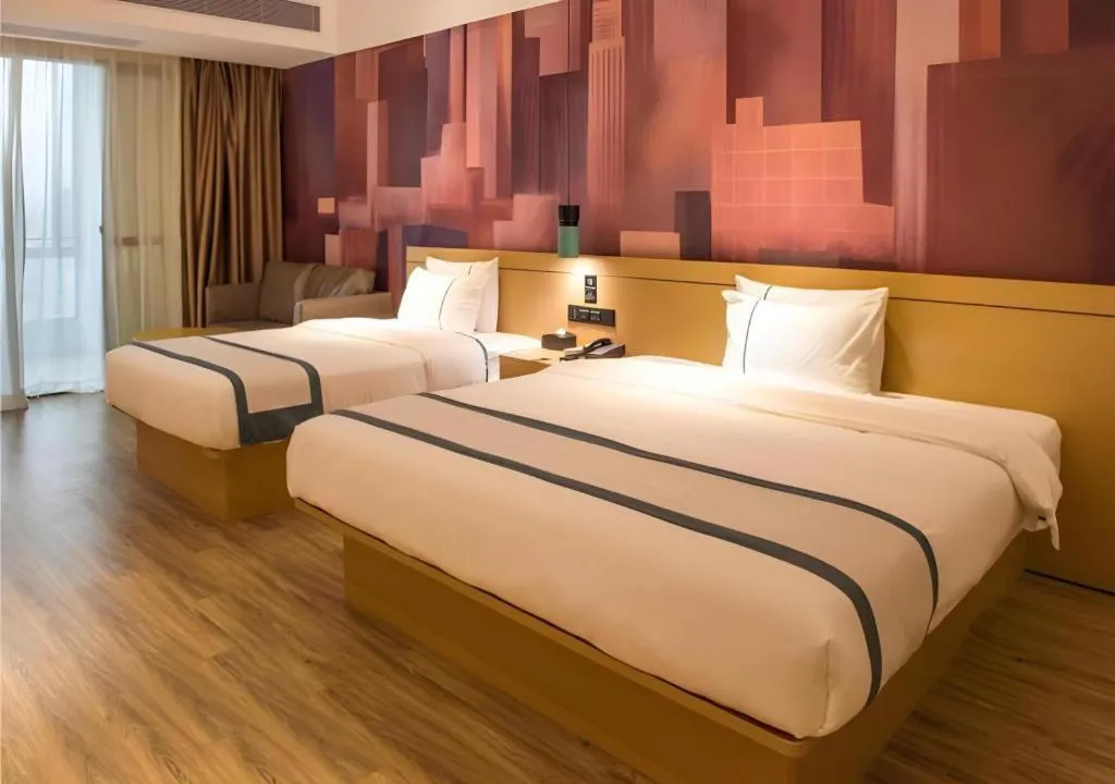 Bed in City Comfort Inn Guilin City Hall