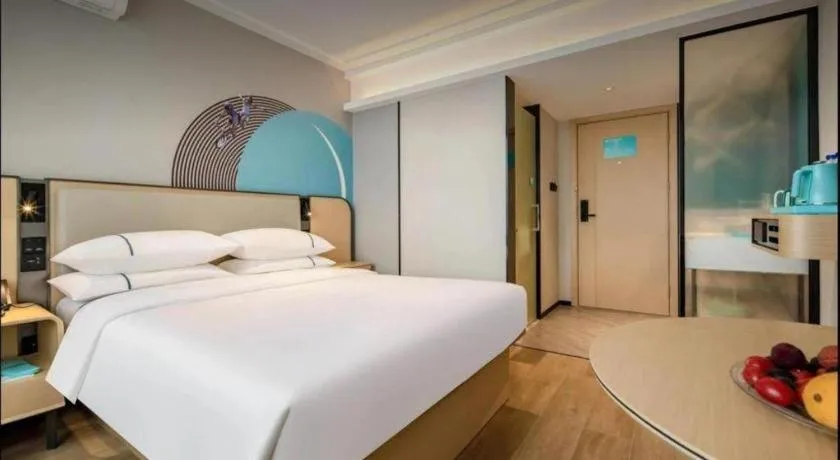 Bed in City Comfort Inn Jiangxia Wuchang University of Technology