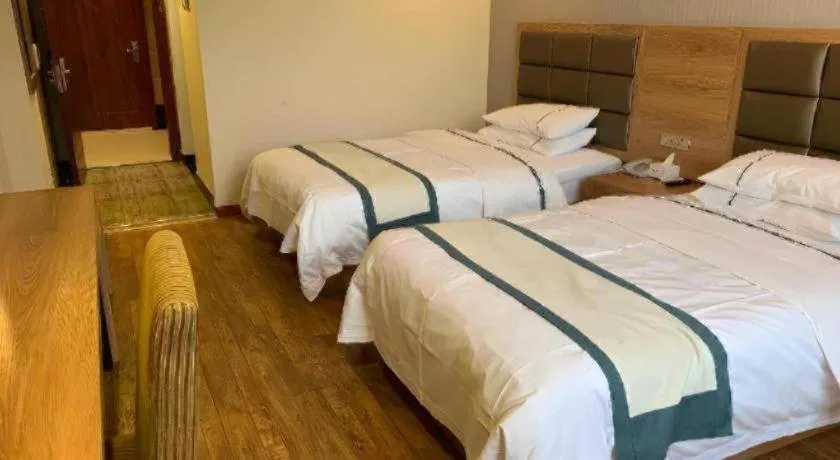 Bed in City Comfort Inn Jiangxia Wuchang University of Technology