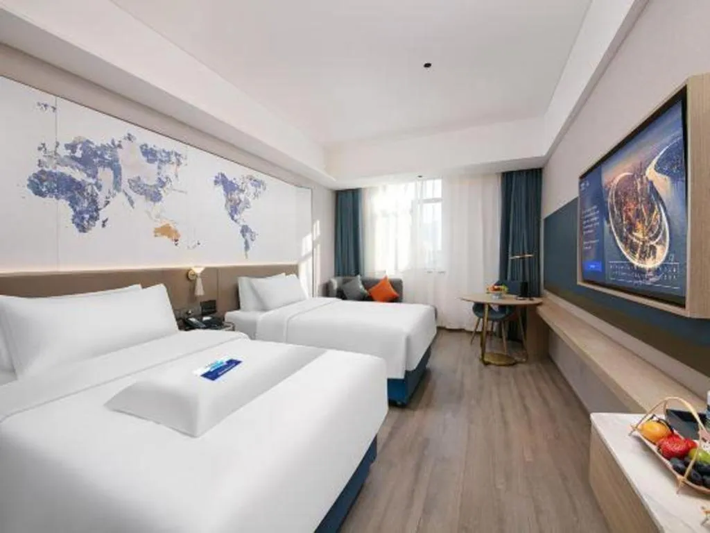 Bed in City Comfort Inn Shenyang Railway Station Taiyuan Street Wanda Plaza