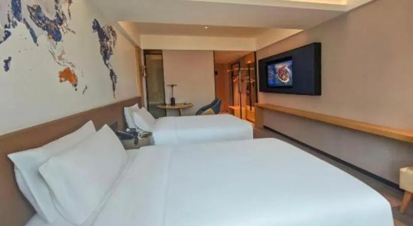 Bed in City Comfort Inn Shenyang Railway Station Taiyuan Street Wanda Plaza