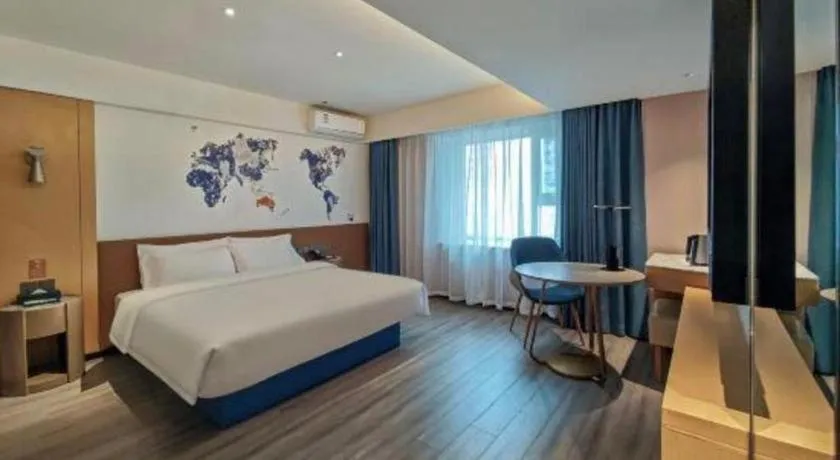 Bed in City Comfort Inn Shenyang Railway Station Taiyuan Street Wanda Plaza