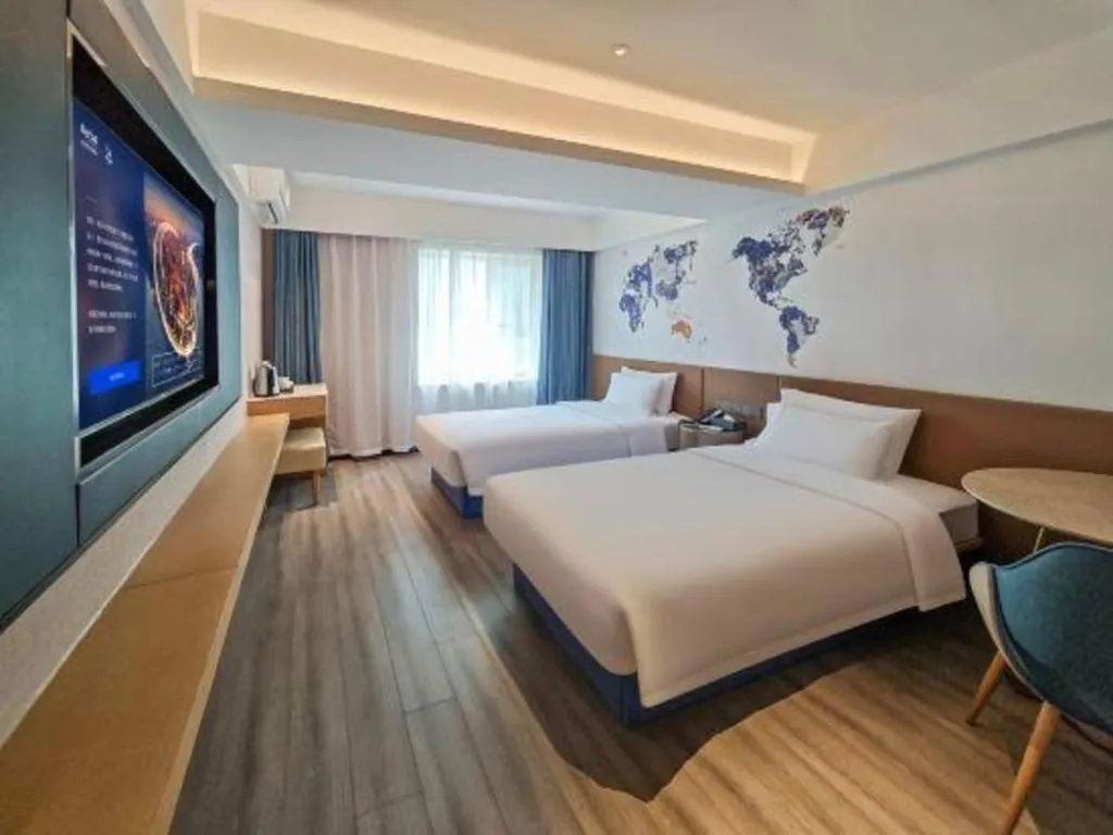 Bed in City Comfort Inn Shenyang Railway Station Taiyuan Street Wanda Plaza