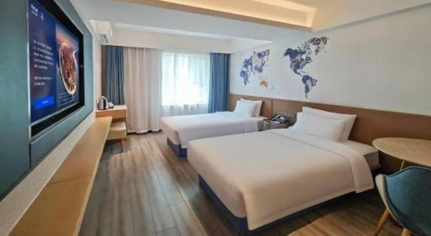 Bed in City Comfort Inn Shenyang Railway Station Taiyuan Street Wanda Plaza