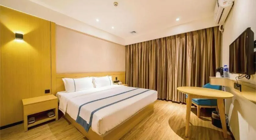 Bed in City Comfort Inn Zhoukou City Chuanhui District Huanghe Road