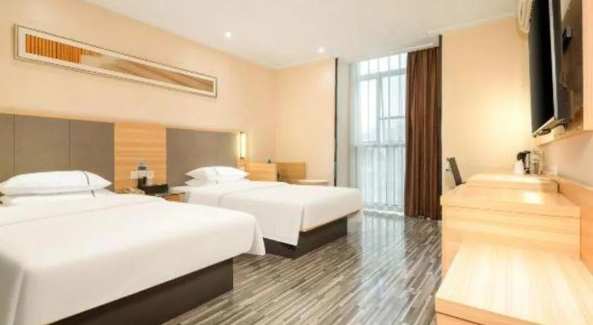 Bed in City Comfort Inn Hechi Chengxi Avenue