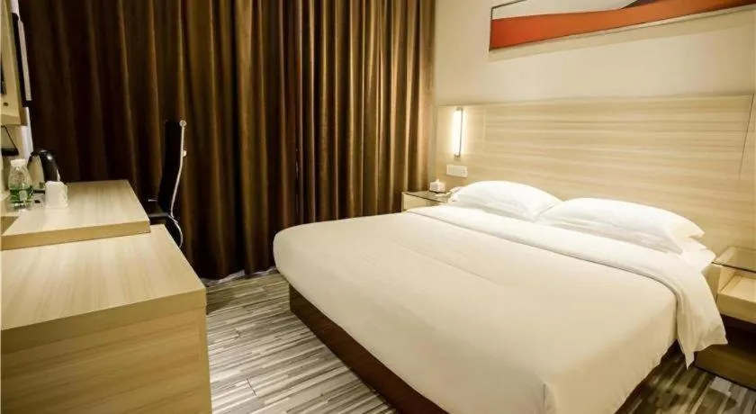 Bed in City Comfort Inn Nanchang Tengwang Pavilion Metro Station