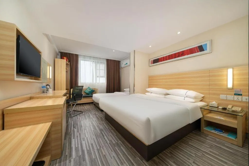 Bed in City Comfort Inn Nanning Police Academy Xianhu Food Street