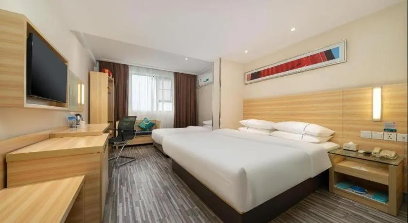 Bed in City Comfort Inn Nanning Police Academy Xianhu Food Street