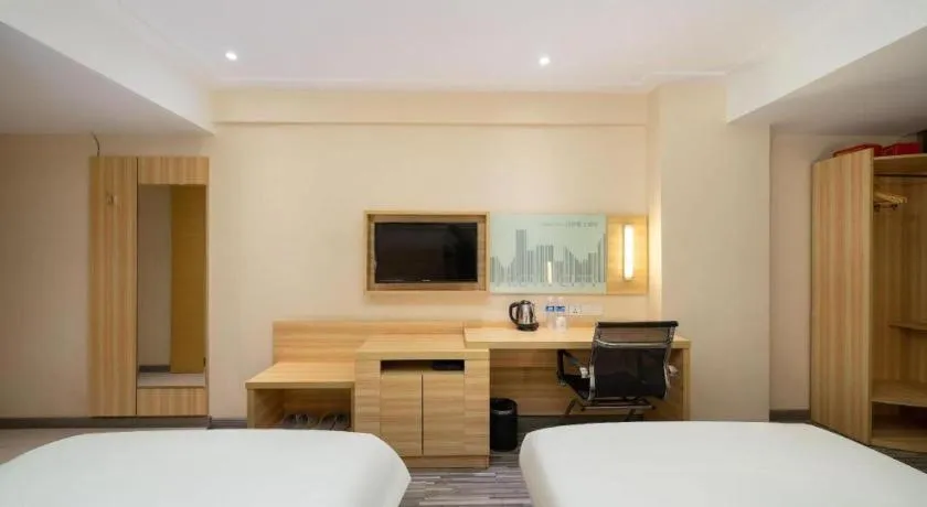 Bed in City Comfort Inn Nanning Police Academy Xianhu Food Street