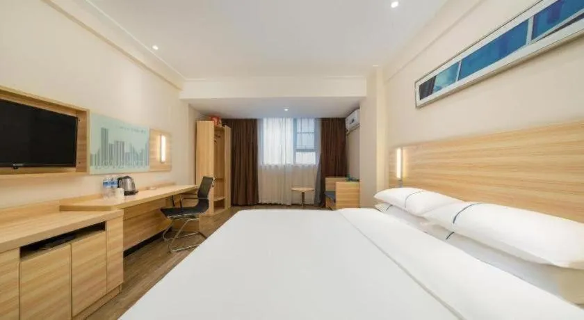 Bed in City Comfort Inn Nanning Police Academy Xianhu Food Street