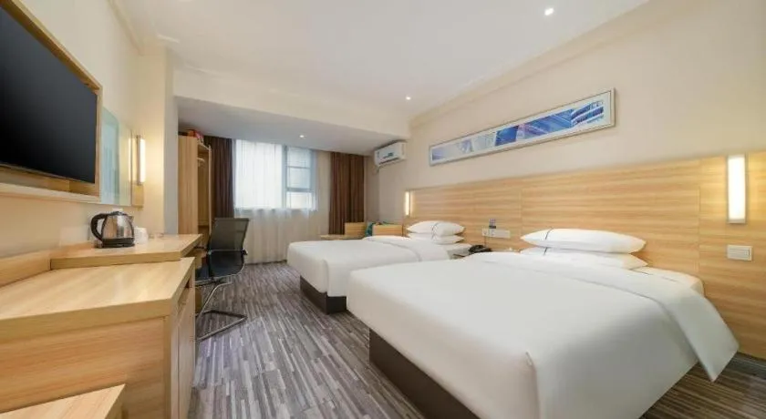 Bed in City Comfort Inn Nanning Police Academy Xianhu Food Street