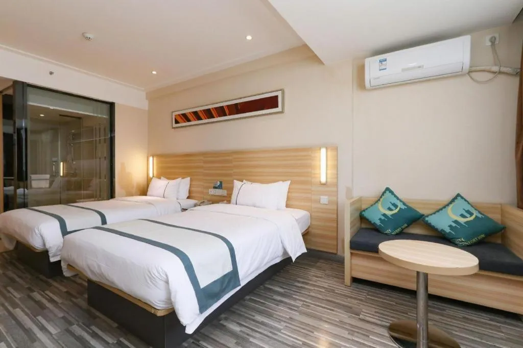 Bed in City Comfort Inn Nanning Police Academy Xianhu Food Street