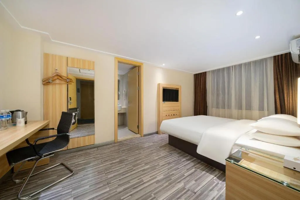 Bed in City Comfort Inn Nanning Police Academy Xianhu Food Street