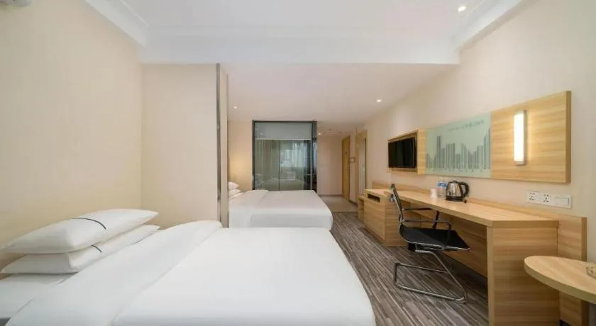 Bed in City Comfort Inn Nanning Police Academy Xianhu Food Street