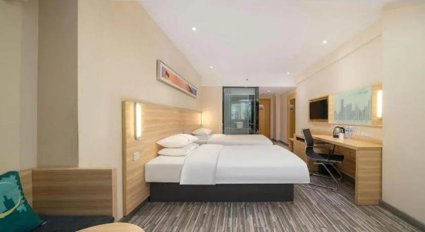 Bed in City Comfort Inn Nanning Police Academy Xianhu Food Street