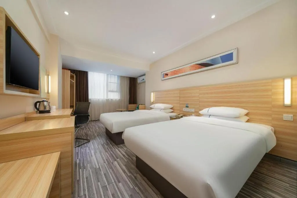 Bed in City Comfort Inn Nanning Police Academy Xianhu Food Street