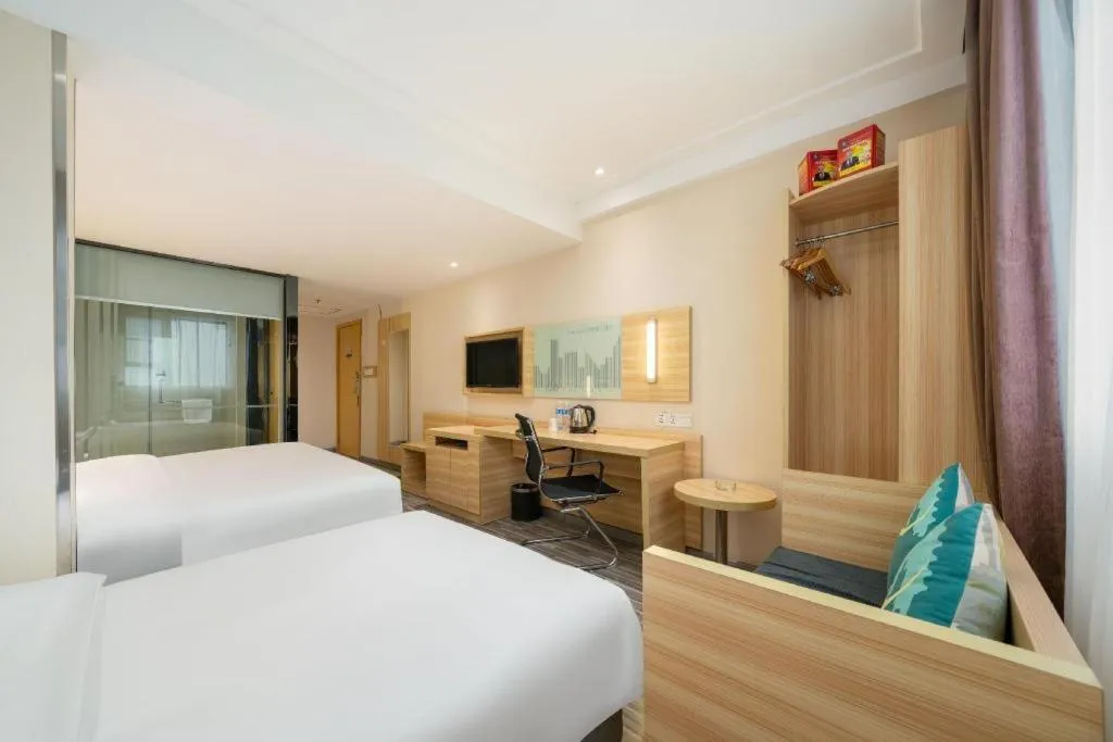 Bed in City Comfort Inn Nanning Police Academy Xianhu Food Street