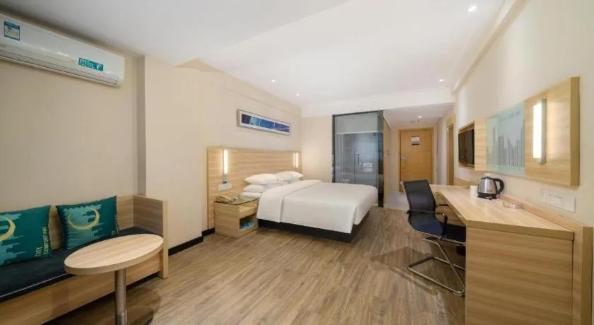 Bed in City Comfort Inn Nanning Police Academy Xianhu Food Street