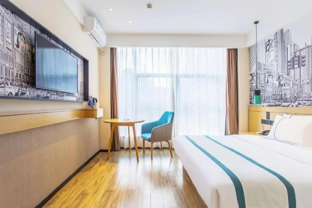 Bed in City Comfort Inn Shantou Tianshan Road Xinyicheng