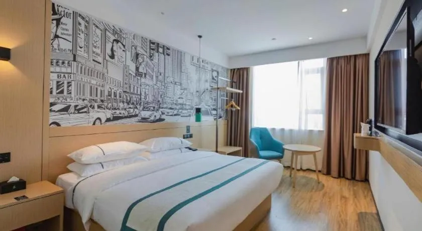 Bed in City Comfort Inn Shantou Tianshan Road Xinyicheng