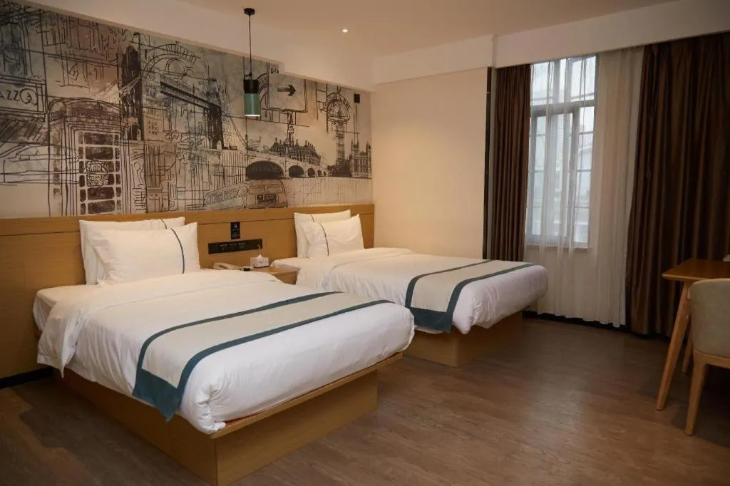 Bed in City Comfort Inn Shantou Tianshan Road Xinyicheng