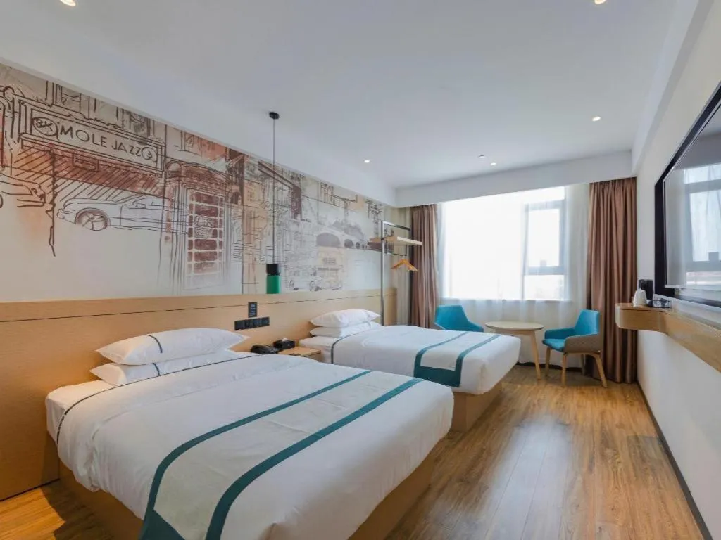 Bed in City Comfort Inn Shantou Tianshan Road Xinyicheng